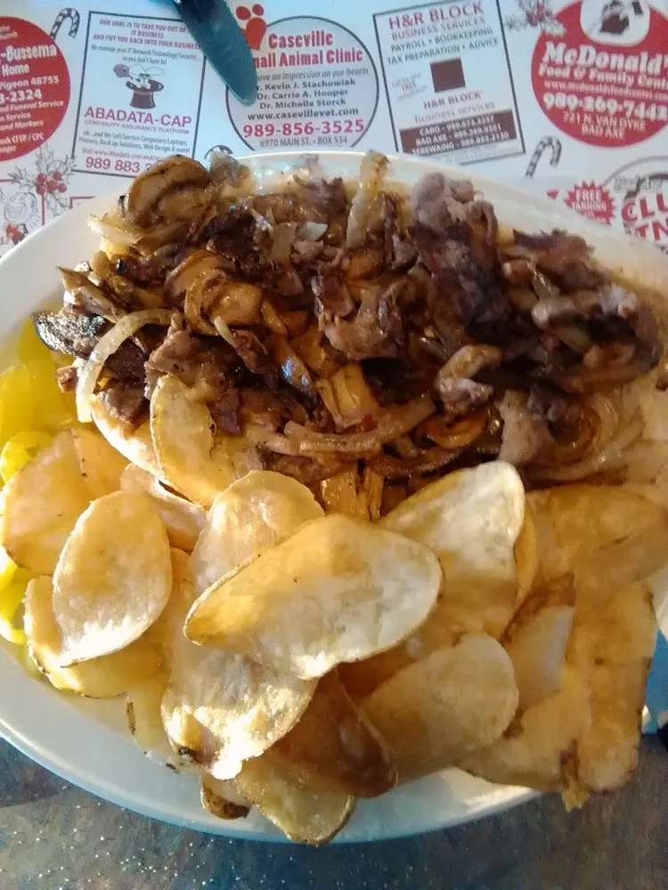 Steak Sandwich w Homemade Chips